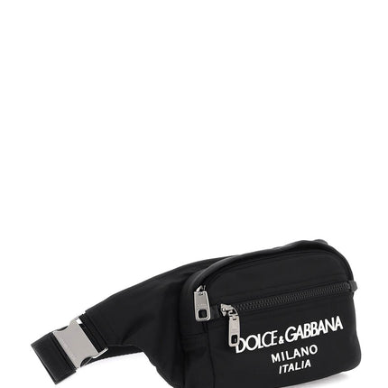 Dolce & Gabbana nylon beltpack bag with logo