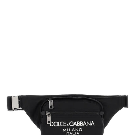 Dolce & Gabbana nylon beltpack bag with logo