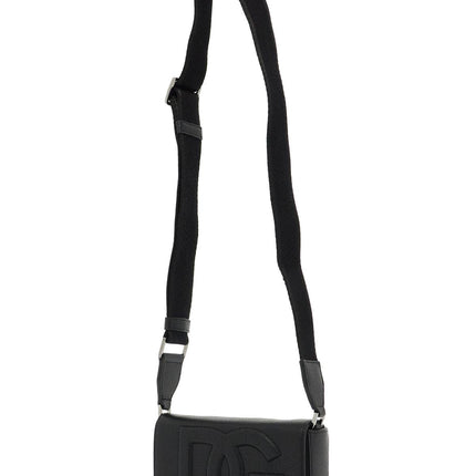 Dolce & Gabbana mini leather crossbody bag with shoulder strap.