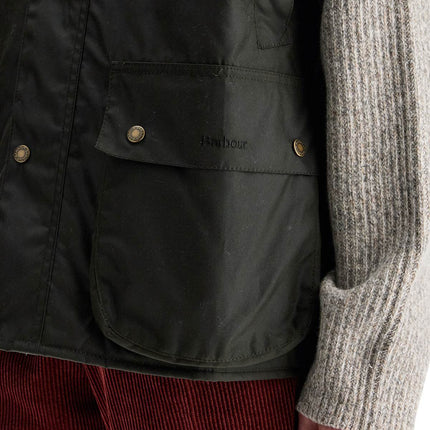 Barbour x Baracuta waxed cotton vest for men