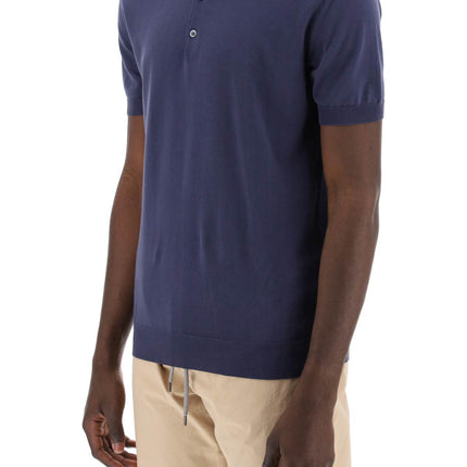 Baracuta cotton knit polo shirt