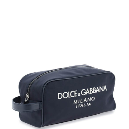 Dolce & Gabbana rubberized logo beauty case