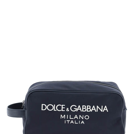 Dolce & Gabbana rubberized logo beauty case