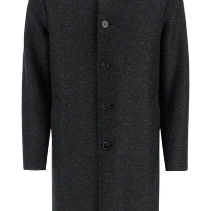 Harris Wharf London single-breasted pressed wool coat