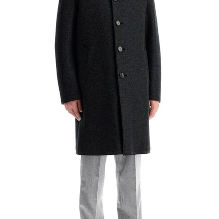 Harris Wharf London single-breasted pressed wool coat