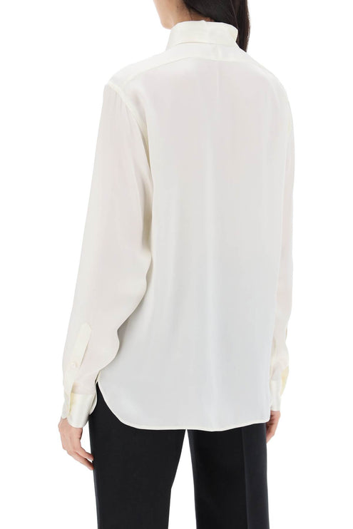 Tom Ford silk charmeuse blouse shirt