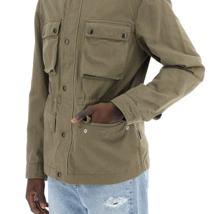 Woolrich "field jacket in cotton and linen blend"