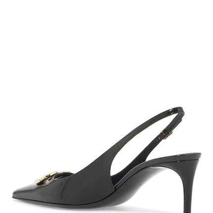 Dolce & Gabbana glossy leather slingback dã©