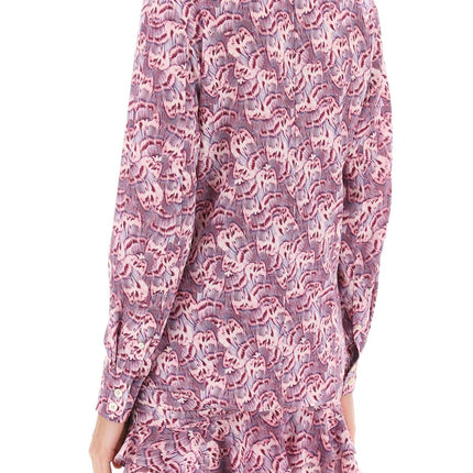 Isabel Marant ilda floral georgette shirt