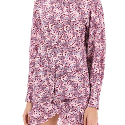 Isabel Marant ilda floral georgette shirt