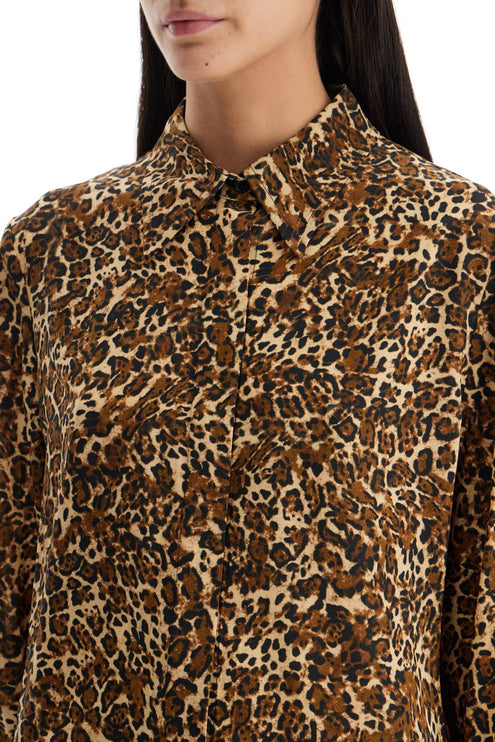 Isabel Marant 'teysa silk leopard print