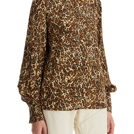 Isabel Marant 'teysa silk leopard print