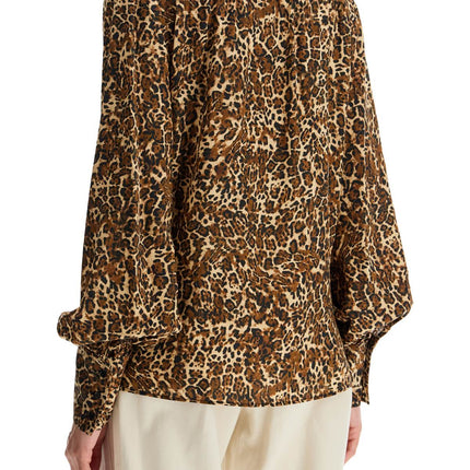 Isabel Marant 'teysa silk leopard print