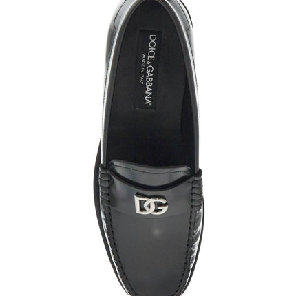 Dolce & Gabbana brushed leather loafers