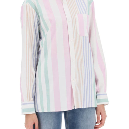 A.P.C. sela striped oxford shirt