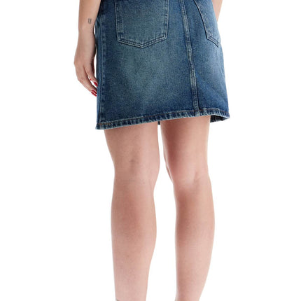 A.P.C. denim mini skirt