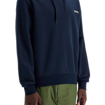 A.P.C. hooded sweatshirt with flocked