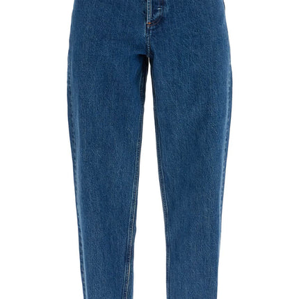 A.P.C. organic cotton indigo blue wide leg jeans