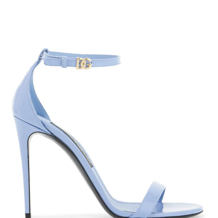 Dolce & Gabbana glossy leather sandals