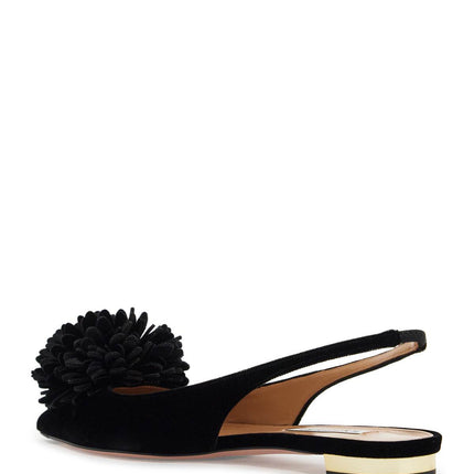 Aquazzura velvet slingback coutur