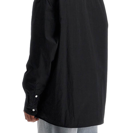 Marni padded overshirt with embroidered logo