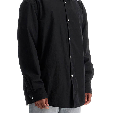 Marni padded overshirt with embroidered logo