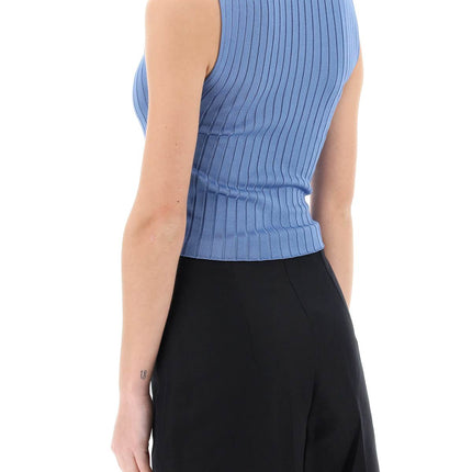 Marni sleeveless ribbed knit top