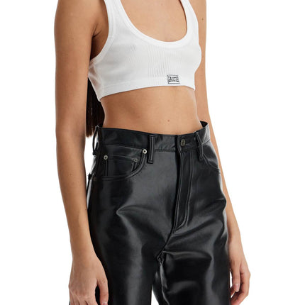 JEAN PAUL GAULTIER cropped tank top with overall-style