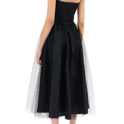 1913 Dresscode midi mesh bustier dress