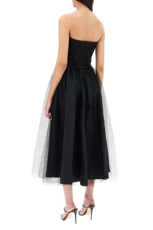 1913 Dresscode midi mesh bustier dress