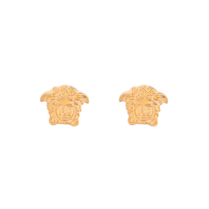 Versace medusa head earrings