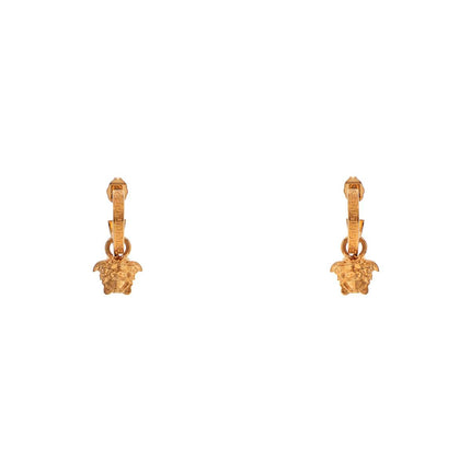 Versace "medusa greek circle earrings"