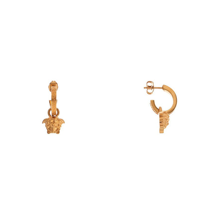 Versace "medusa greek circle earrings"