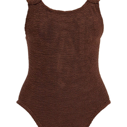 Hunza G. full-body domino swimsuit