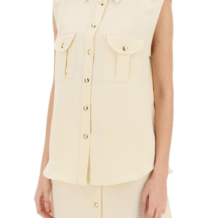 Blaze Milano savannah pekín sleeveless shirt