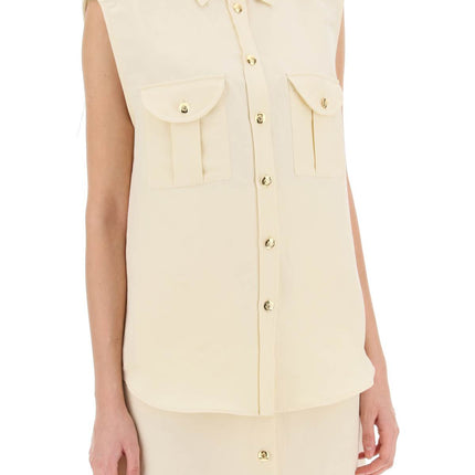 Blaze Milano savannah pekín sleeveless shirt