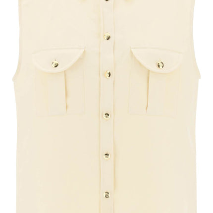 Blaze Milano savannah pekín sleeveless shirt