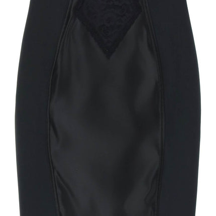 Dolce & Gabbana "mini satin and powernet skirt"