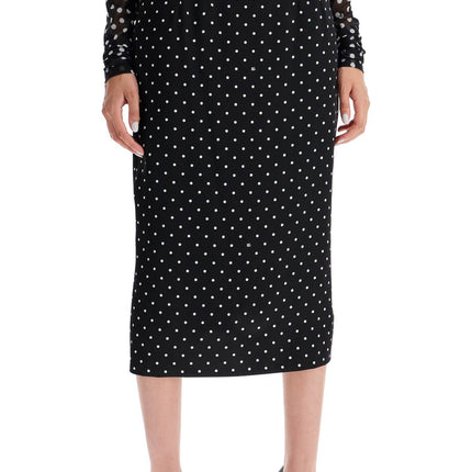 Dolce & Gabbana stretch charmeuse pencil skirt