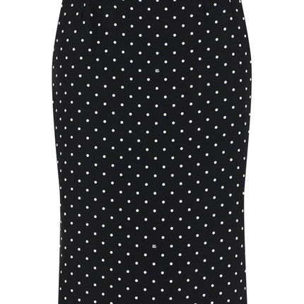 Dolce & Gabbana stretch charmeuse pencil skirt