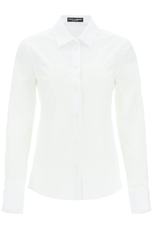 Dolce & Gabbana slim-fit stretch poplin shirt