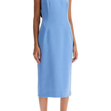 Dolce & Gabbana wool crepe sheath midi dress with tube