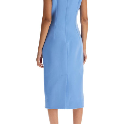 Dolce & Gabbana wool crepe sheath midi dress with tube