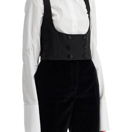 Dolce & Gabbana silk tuxedo vest