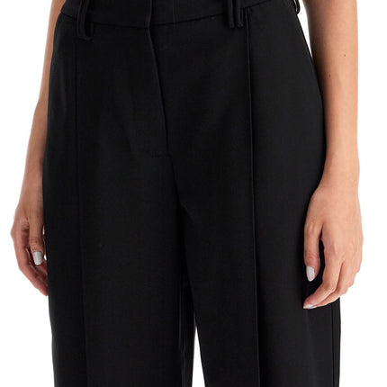 Ganni lightweight pants with pleats