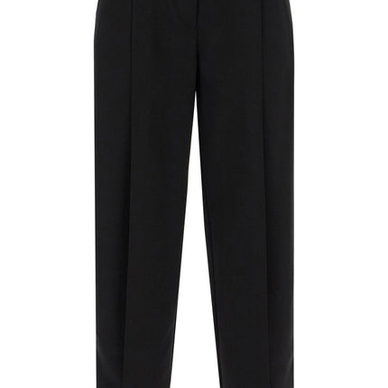 Ganni lightweight pants with pleats