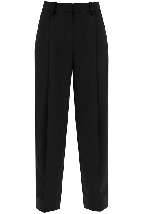 Ganni lightweight pants with pleats