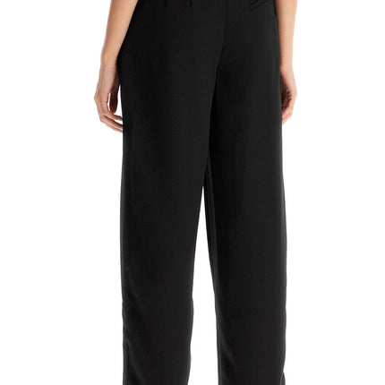 Ganni lightweight pants with pleats