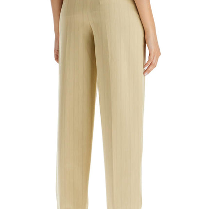 Ganni striped tapered trousers