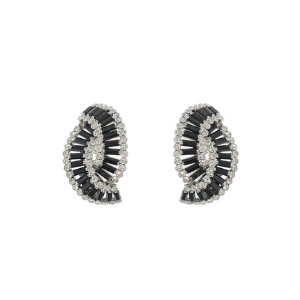 Alessandra Rich braided earrings